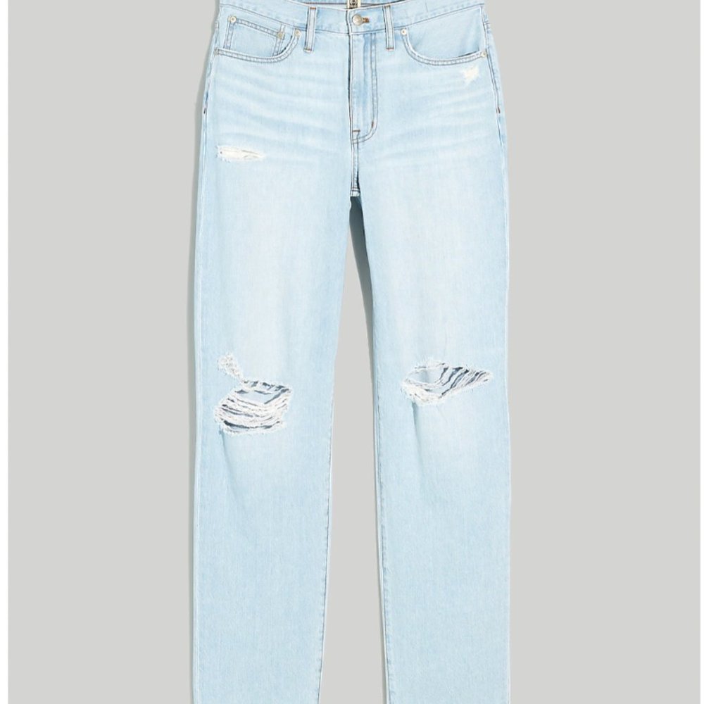 MADEWELL Slouchy Boyjean in Wrightlane Wash 29
